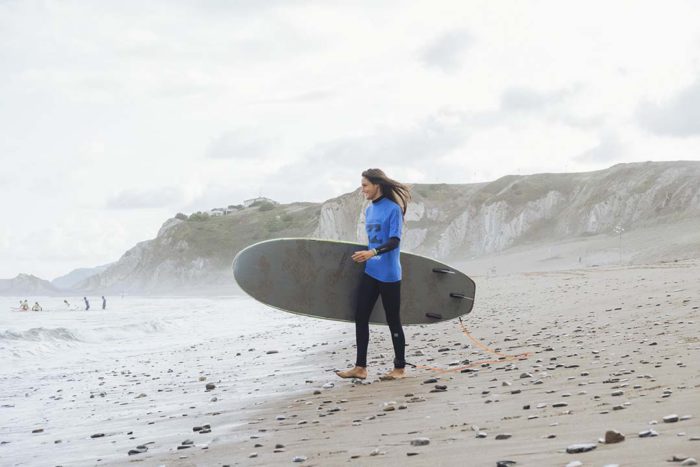 campamento de surf